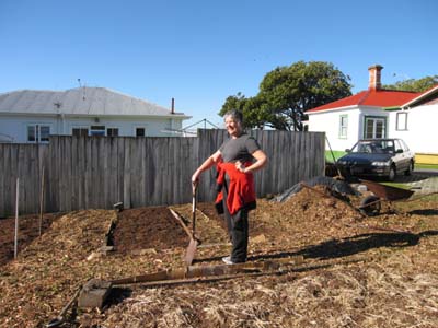 Happy gardener